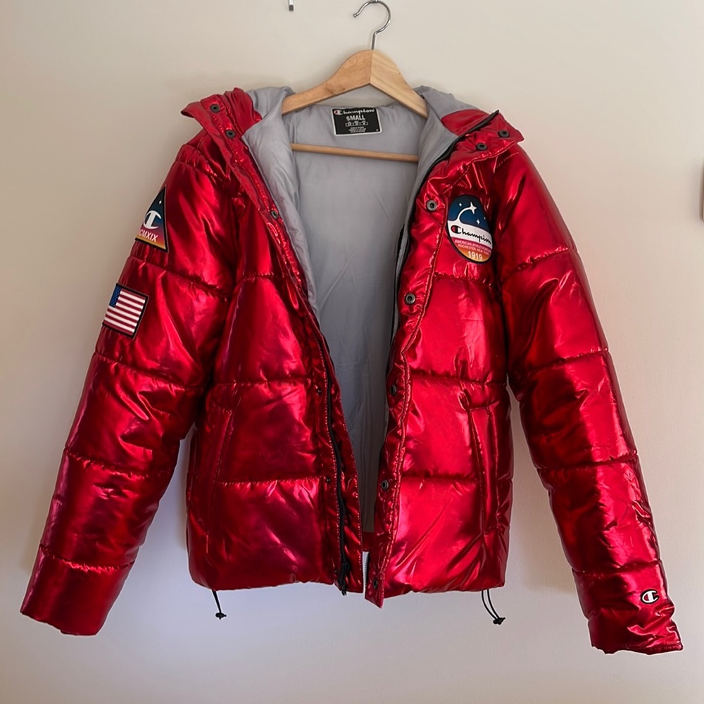 Champion red chrome jacket